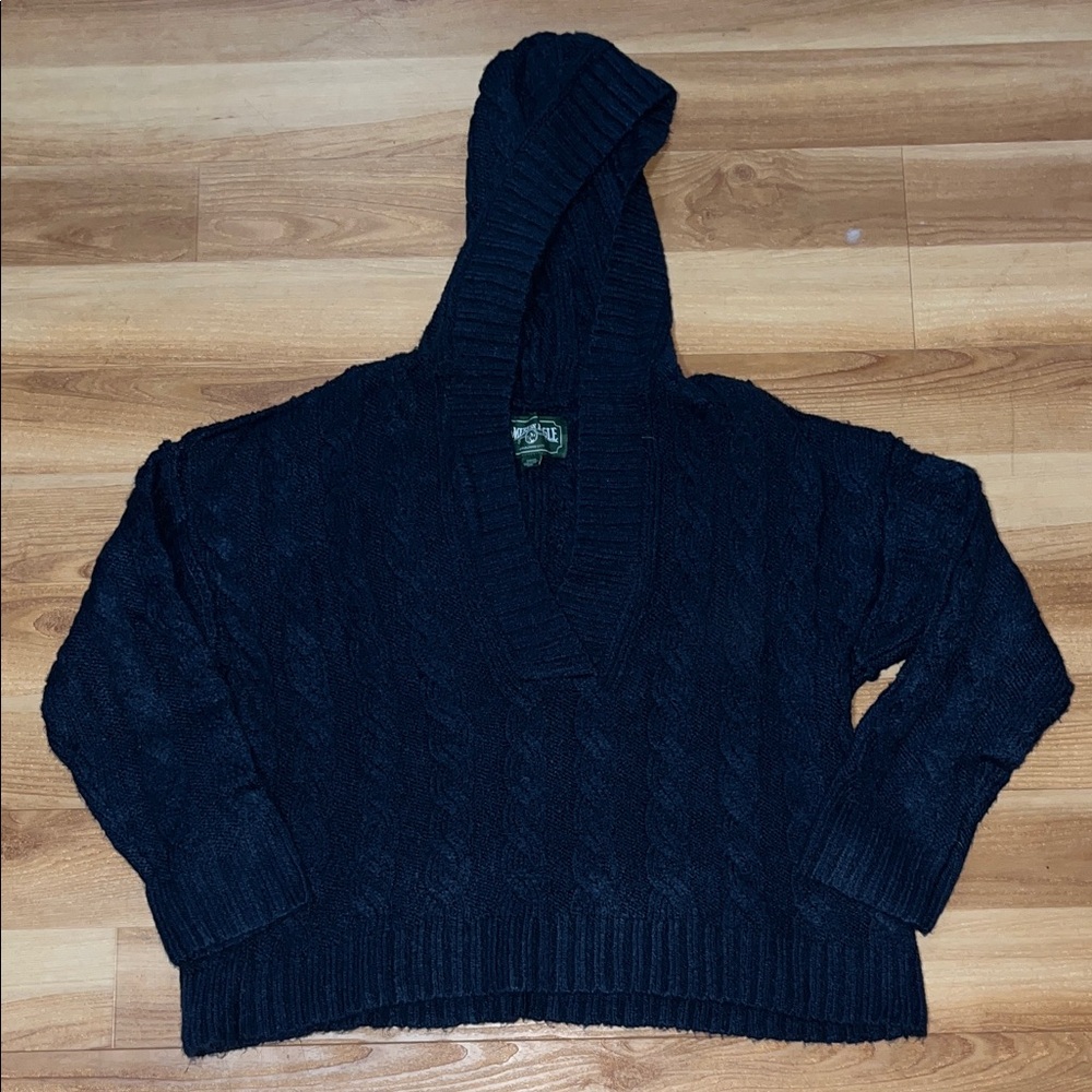 American Eagle Outfitters Navy V-Neck Sweater